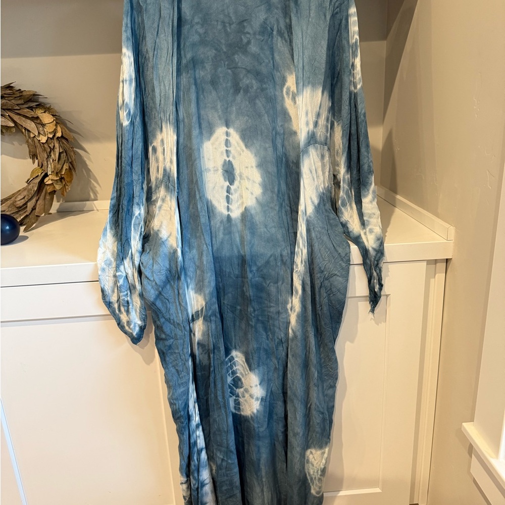 Free People Indigo robe/cover